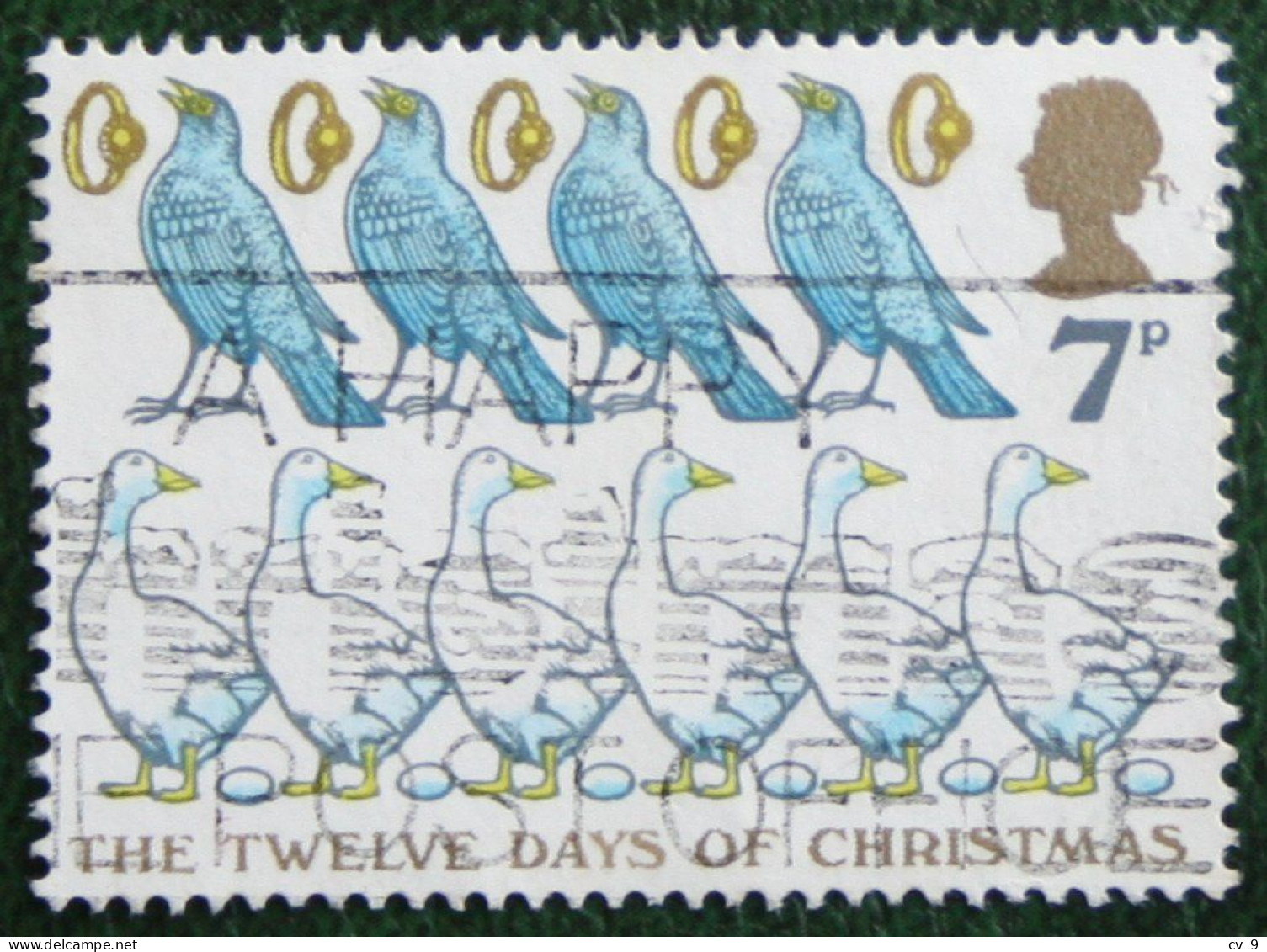 Kerst Noel Xmas Weihnachten Mi 751 1977 Used/gebruikt/oblitere ENGLAND GRANDE-BRETAGNE GB GREAT BRITAIN - Used Stamps