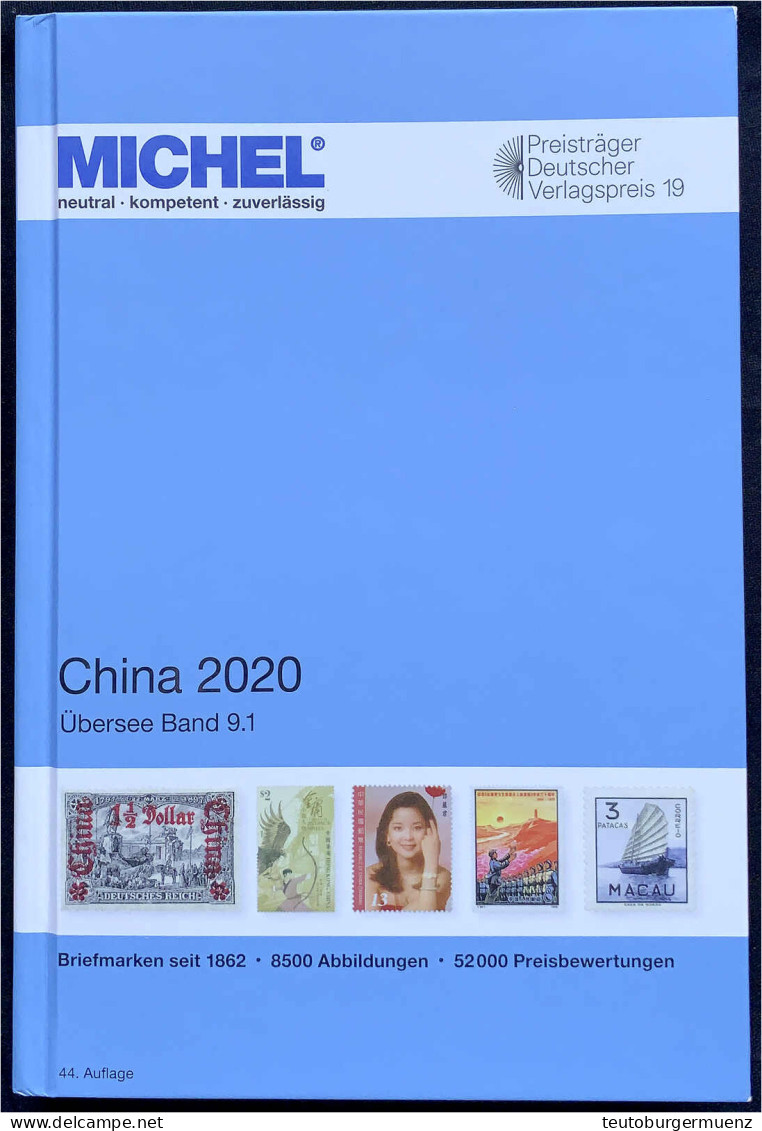 Sehr Gut Erhaltener Michel-Katalog (Übersee Band 9.1) China 2020, Unbeschriftet. - Sonstige & Ohne Zuordnung