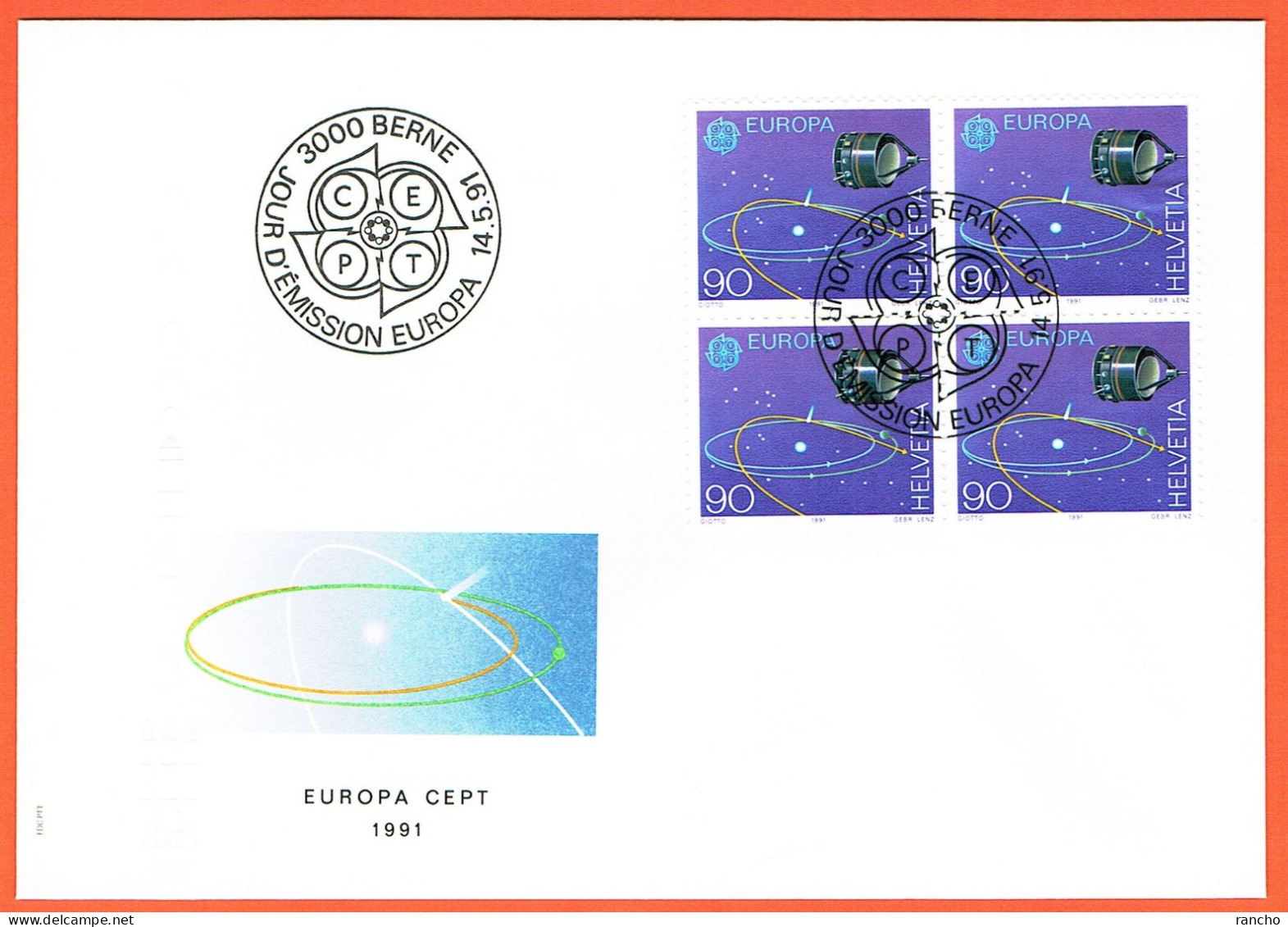 5xFDC EUROPA . COLLECTION SERIE+TIMBRES ISOLES+BLOC DE 4 C/.S.B.K. Nr:812/13. Y&TELLIER Nr:1372/73. MICHEL Nr:1444/45. - FDC