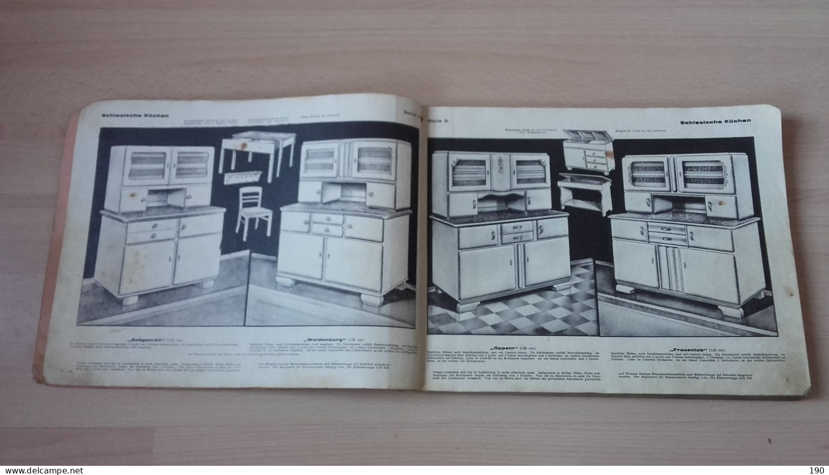 Carton Catalogue/catalog Of Furniture.Katalog Der Mobel.Besonders Schone Modelle Qualitats Kuchen - Alte Bücher