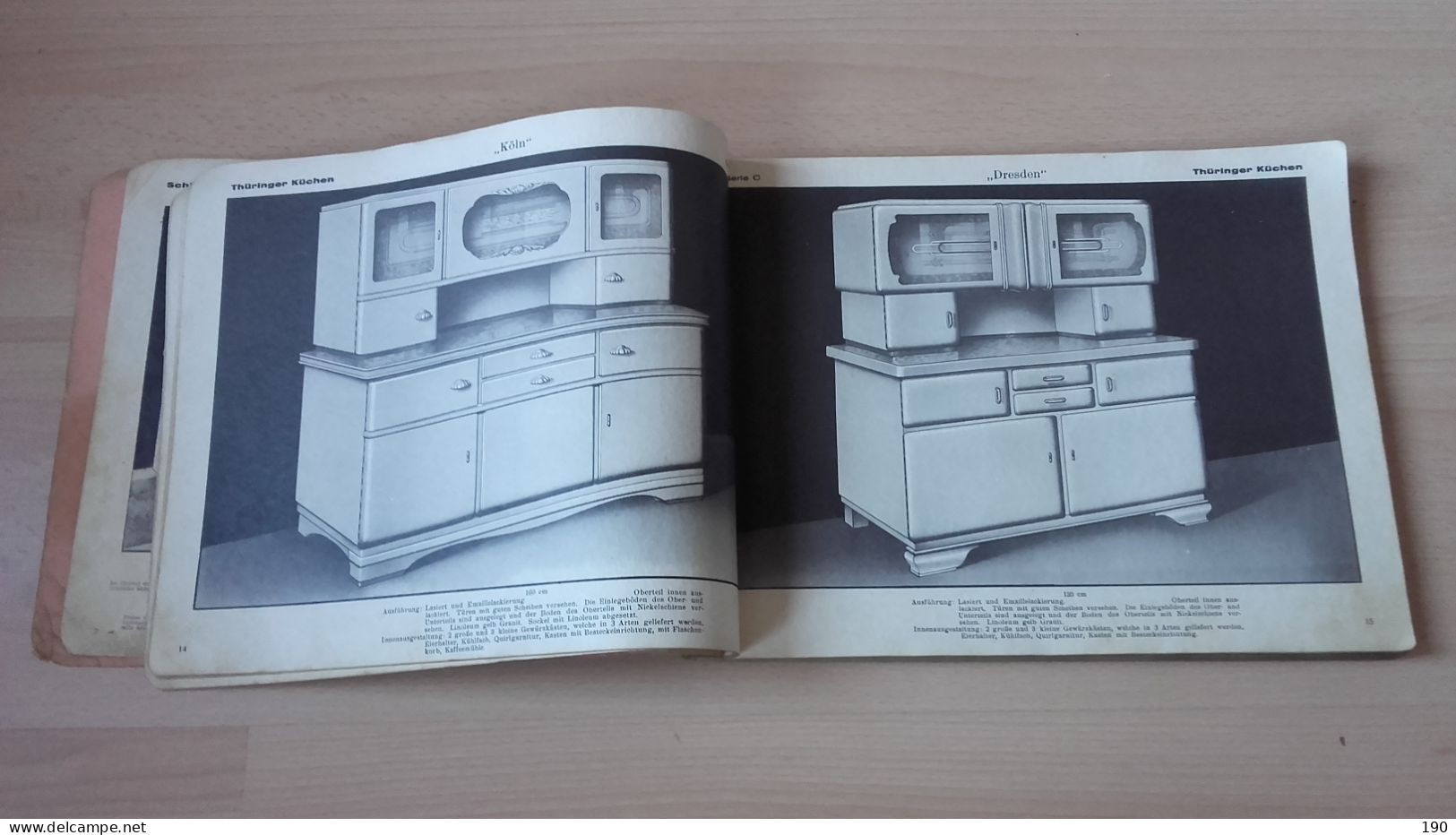 Carton Catalogue/catalog Of Furniture.Katalog Der Mobel.Besonders Schone Modelle Qualitats Kuchen - Alte Bücher