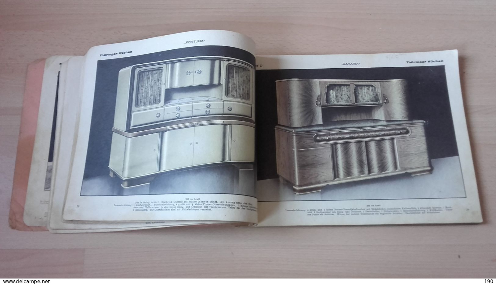 Carton Catalogue/catalog Of Furniture.Katalog Der Mobel.Besonders Schone Modelle Qualitats Kuchen - Alte Bücher