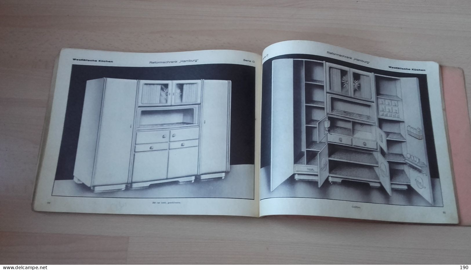 Carton catalogue/catalog of furniture.Katalog der Mobel.Besonders schone modelle qualitats kuchen