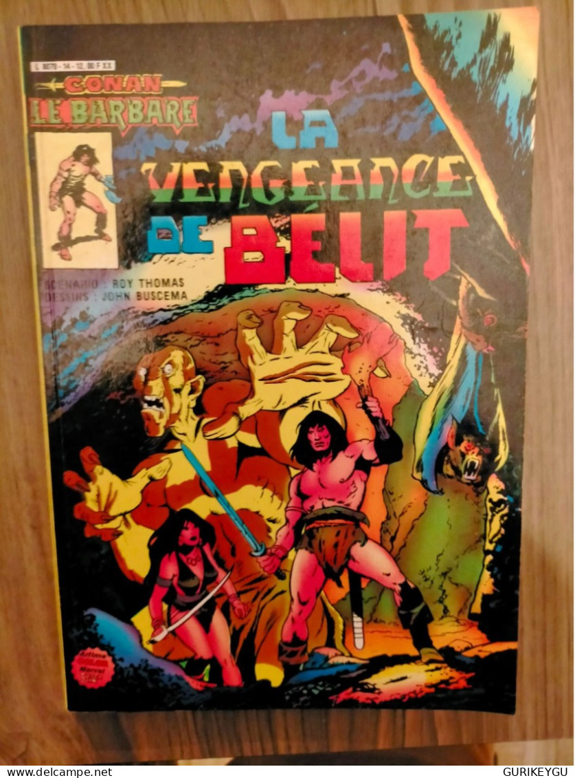 CONAN Le Barbare N° 14 La Gengeance De Belit  1983 ÉDITION ARTIMA  Marvel  Color TTBIEN - Conan
