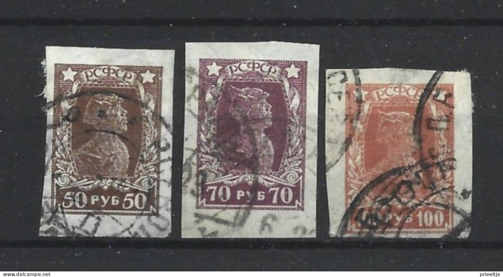 Russia 1922 Definitives Y.T. 202/204 (0) - Oblitérés