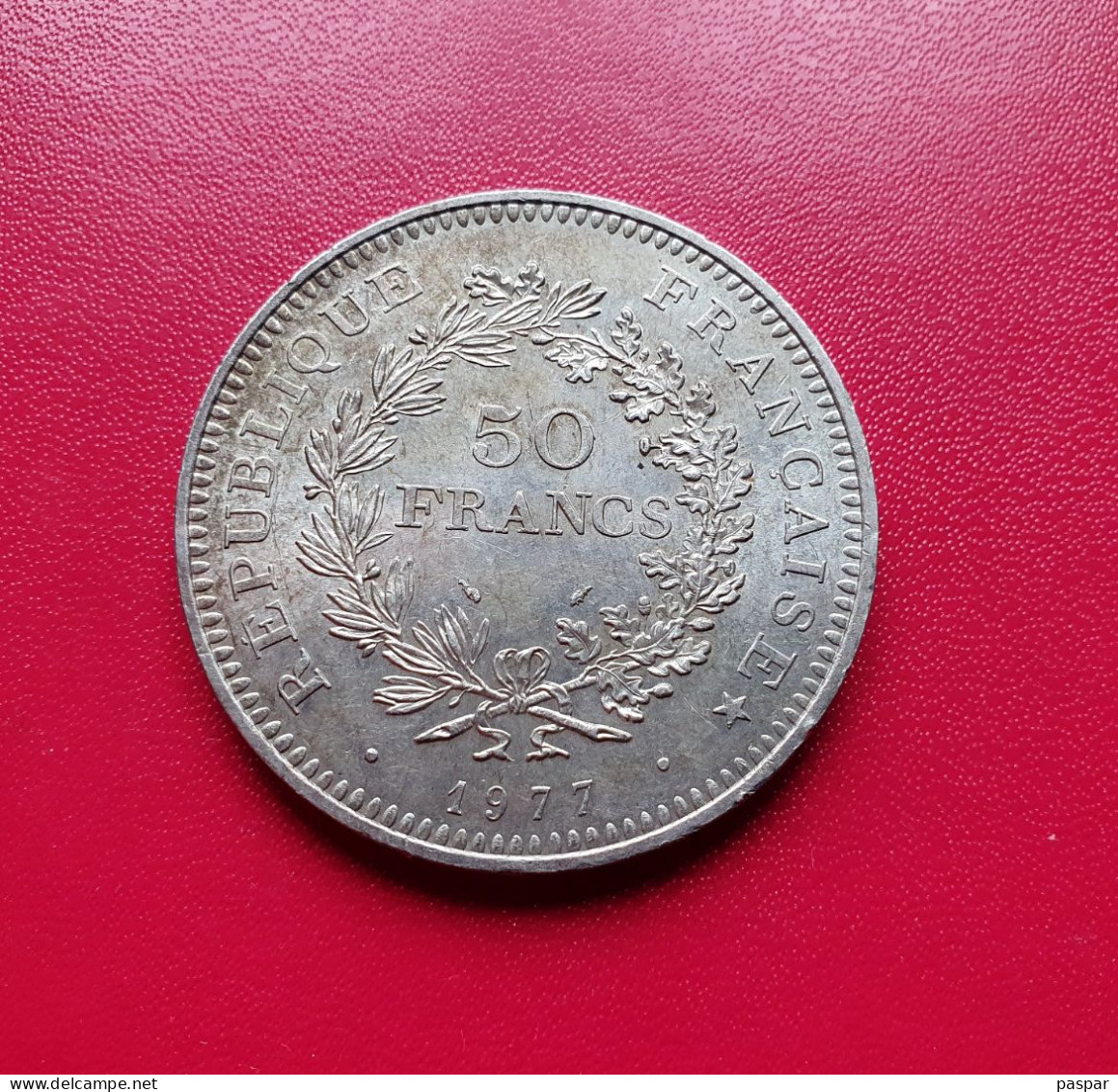 France 50 Francs Hercule En Argent 1977 - Gad 882 - 50 Francs
