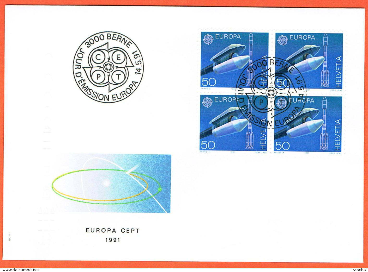 5xFDC EUROPA . COLLECTION SERIE+TIMBRES ISOLES+BLOC DE 4 C/.S.B.K. Nr:812/13. Y&TELLIER Nr:1372/73. MICHEL Nr:1444/45. - FDC