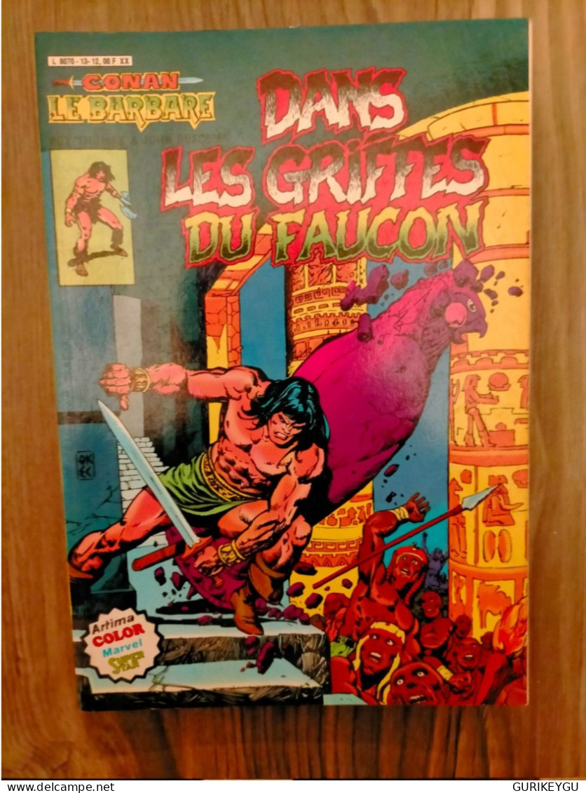 CONAN Le Barbare N° 13 Dans Les Griffes Du Faucon 1982 ÉDITION ARTIMA  Marvel  Color BIEN - Conan