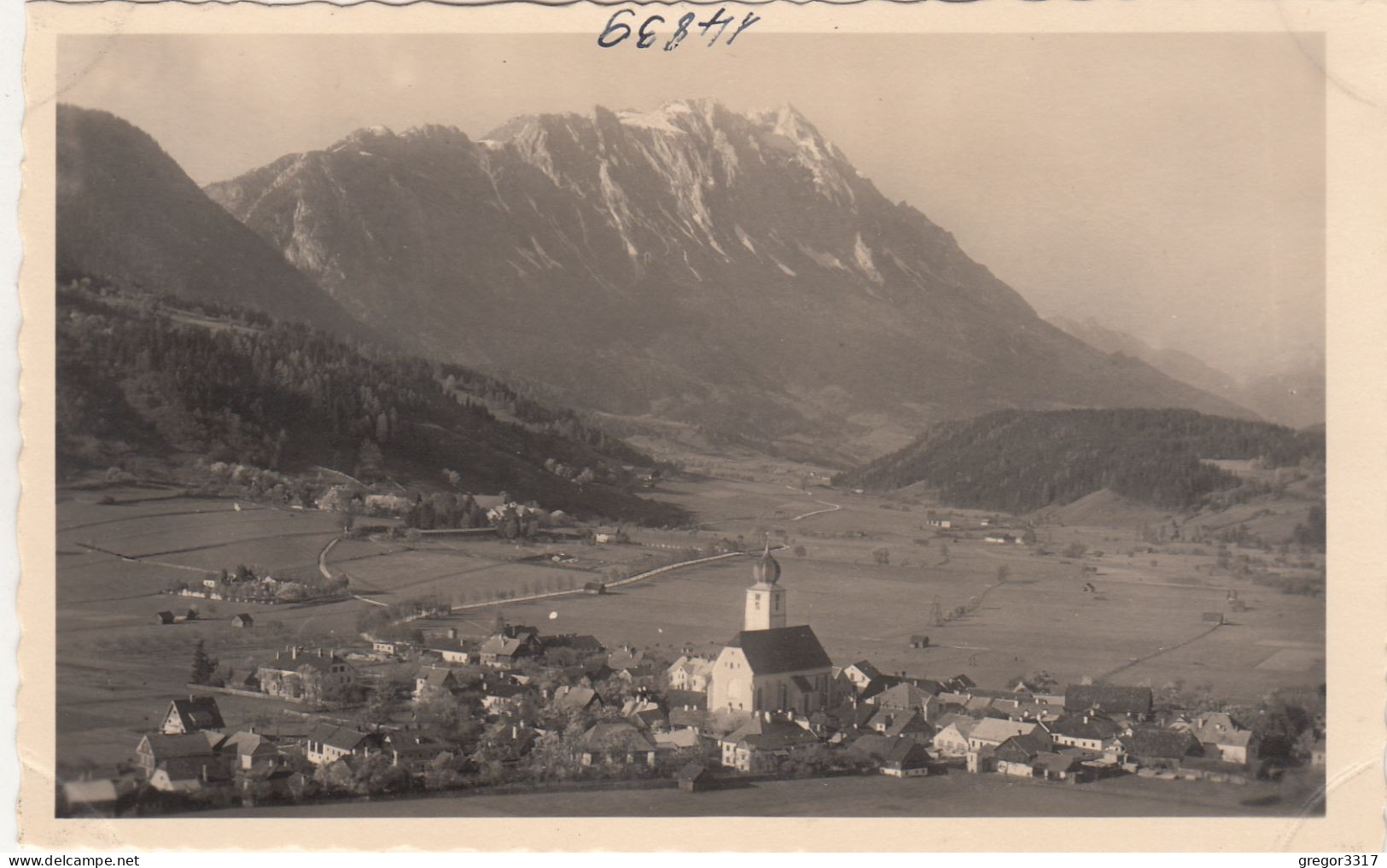 E3463) GRÖBMING - Mit Dem Grimming - Obersteiermark - Echte Photographie - AK - Alt 1 - Gröbming