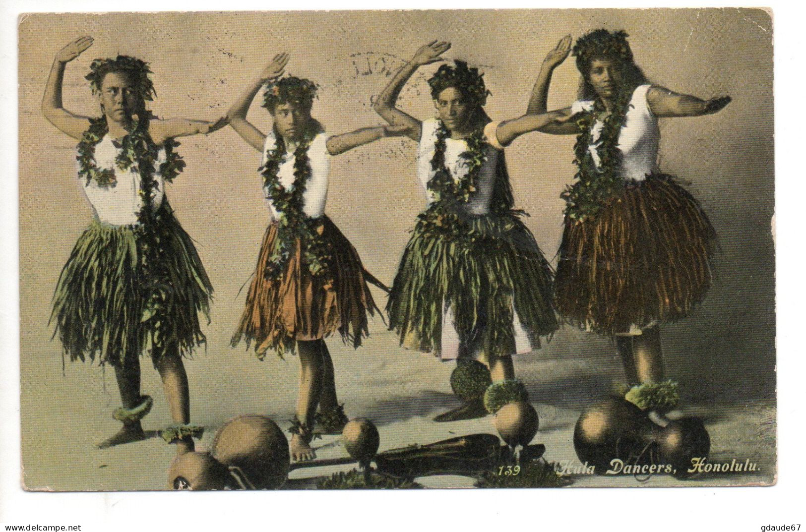 HONOLULU (HAWAII / USA) - HULA DANCERS - DANSE / FOLKLORE / METIER - Honolulu