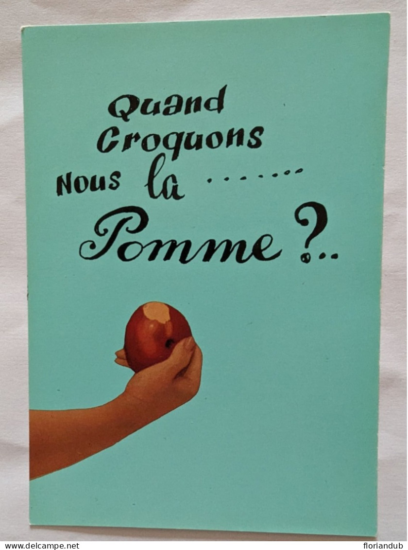 CP Humour Grivois - Illustrateur Lassalvy - Édition La Gauloiserie -  Quand Croquons Nous La Pomme ? - Lassalvy