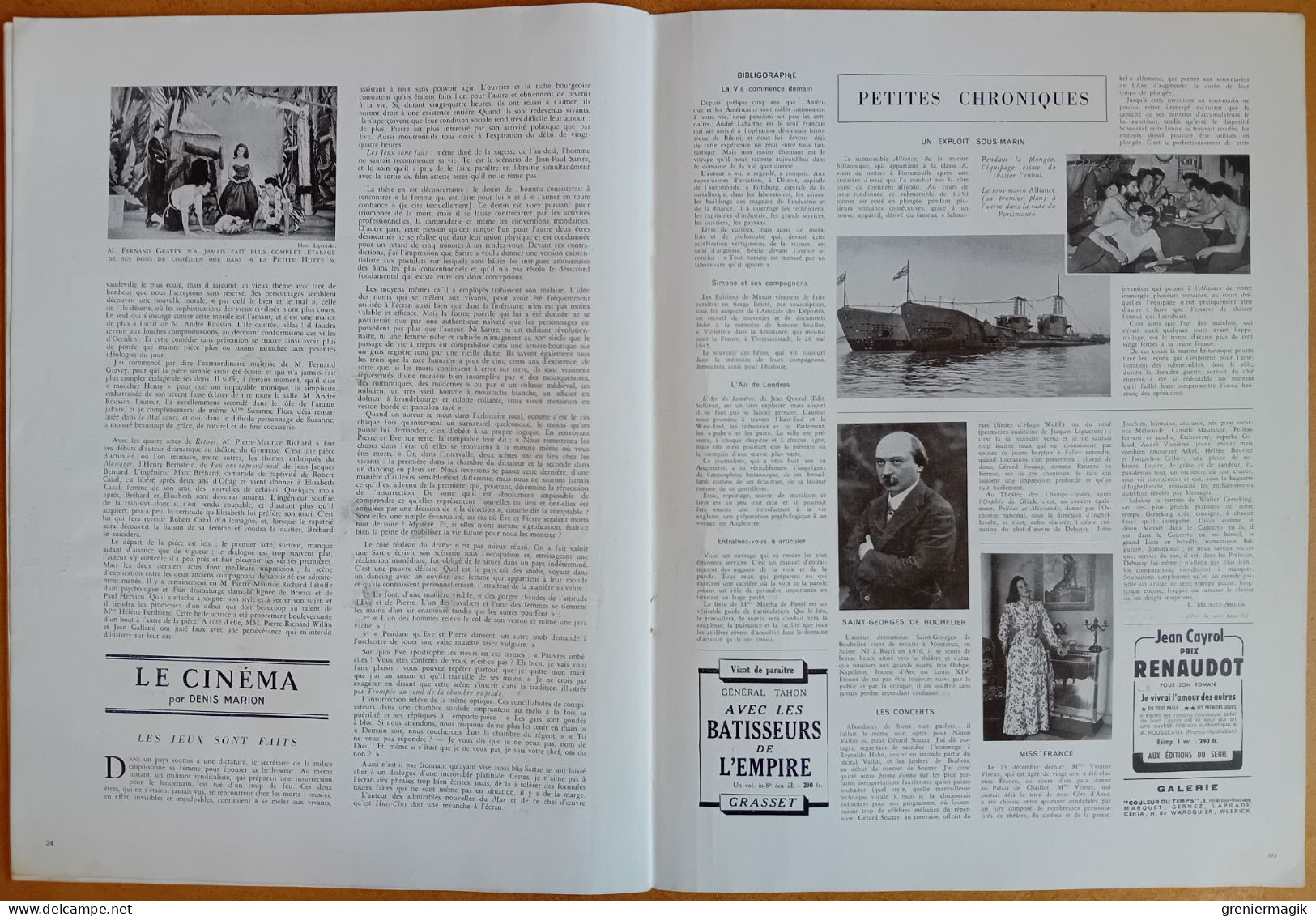 France Illustration N°118 03/01/1948 Ecoles de l'air (Salon-de-Provence)/Rhénanie/Abri d'Hitler/Iles Comores/Chine/