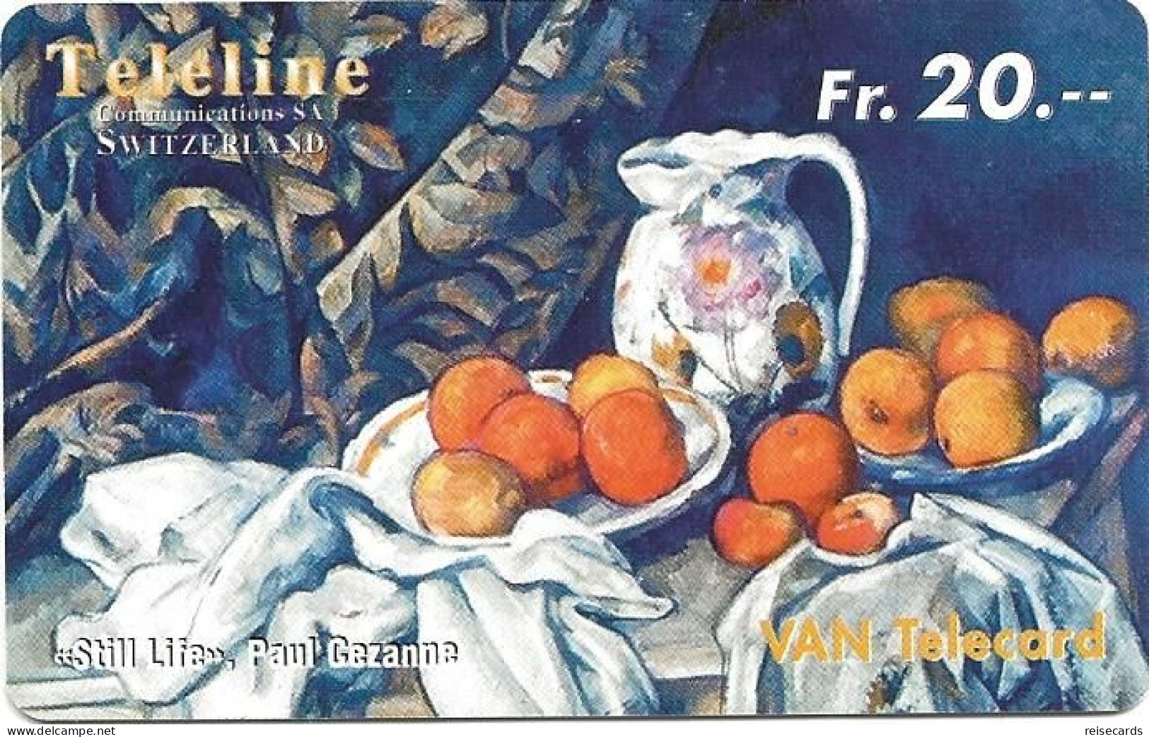 Switzerland: Teleline VAN - Paul Cezanne "Still Life" - Switzerland