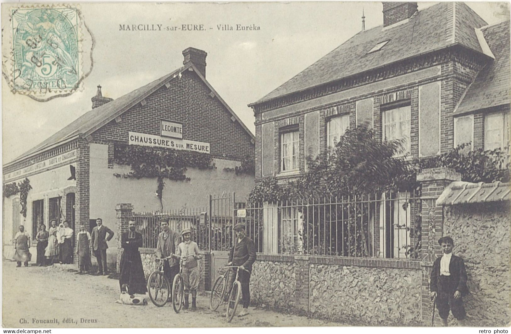 Cpa 27 – Marcilly Sur Eure – Villa Euréka - Marcilly-sur-Eure