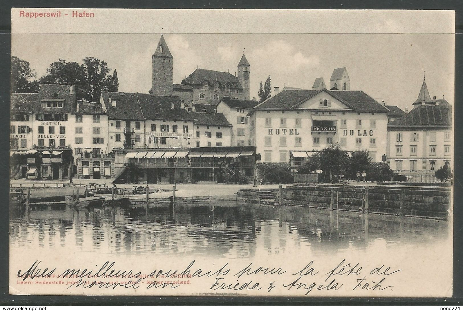 Carte P De 1904 ( Rapperswil - Hafen ) - Rapperswil-Jona