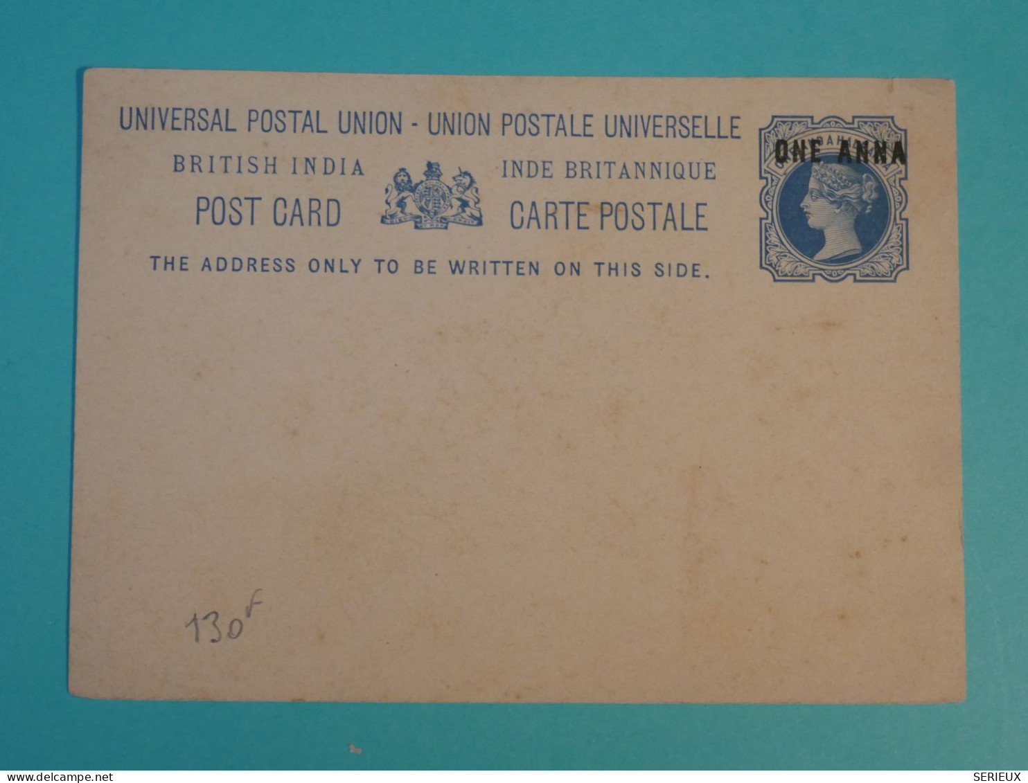 DI 4 BRITISH INDIA    BELLE LETTRE   ENTIER  1900+ NON VOYAGEE+++ - Other & Unclassified