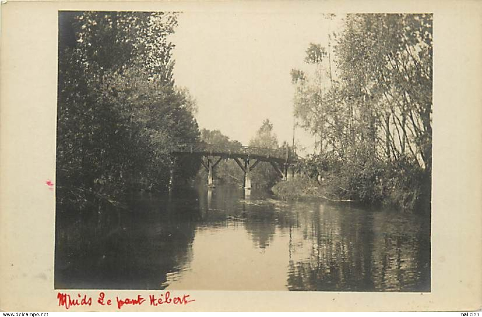 - Eure - Ref-B259- Muids - Carte Photo - Le Pont Hebert - - Muids