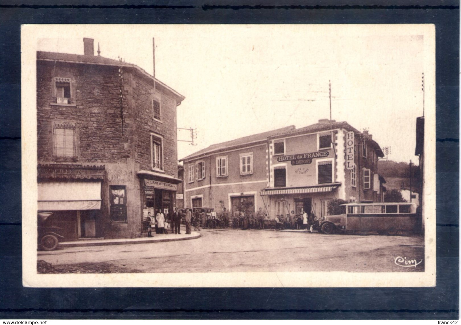 69. Le Bois D'oingt. Hôtel De France. Dupont Propriétaire - Le Bois D'Oingt