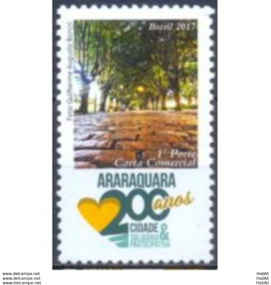 C 3704 Brazil Stamp 200 Years Of Araraquara 2017 - Covers & Documents