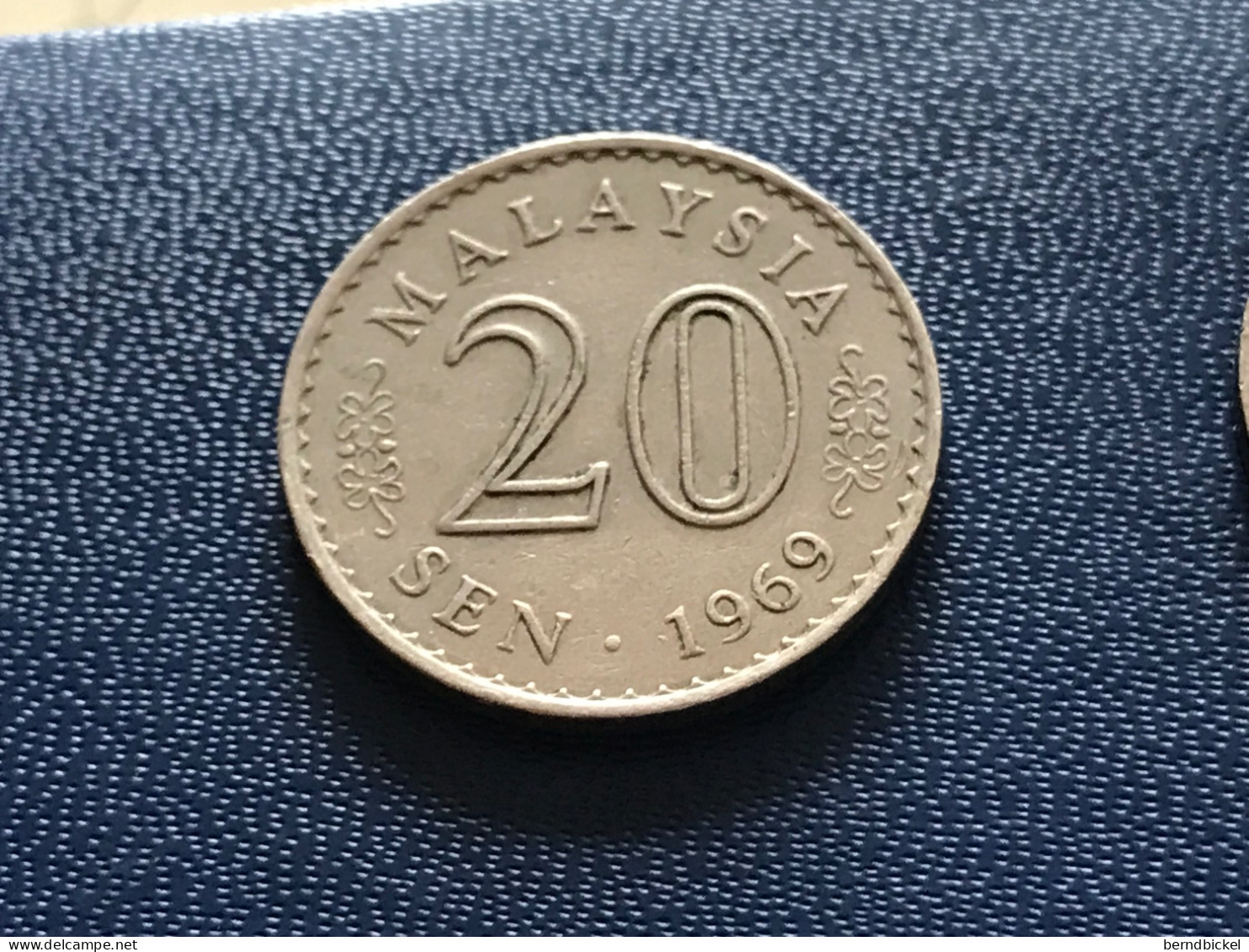 Münze Münzen Umlaufmünze Malaysia 20 Sen 1969 - Malesia