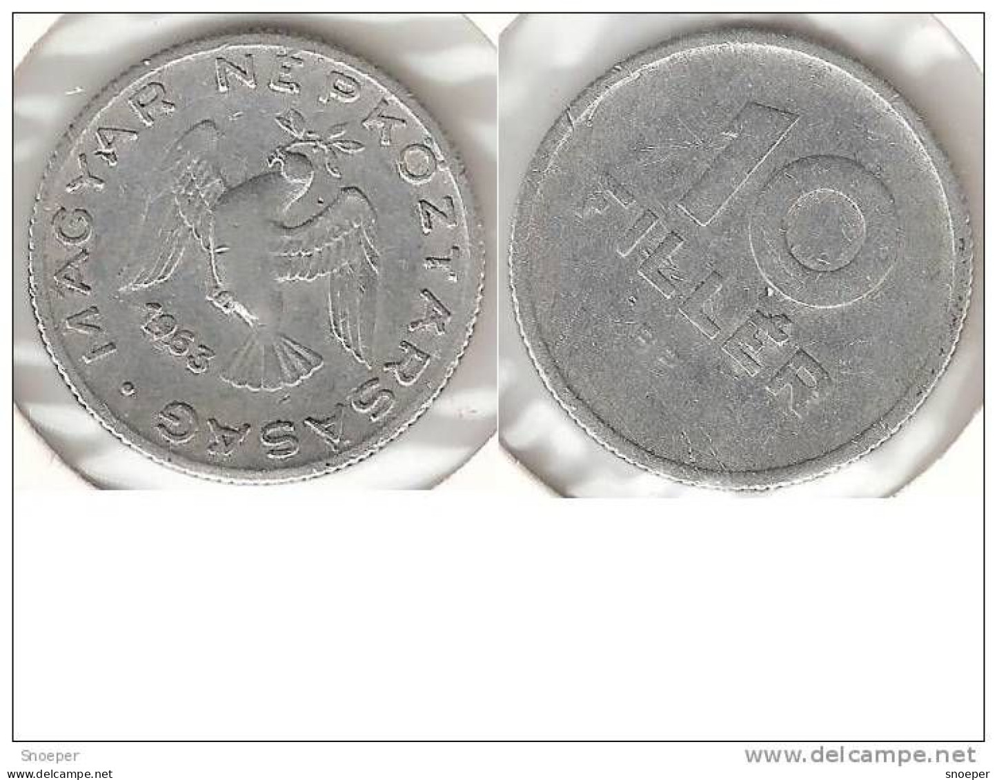 *hungary 10 Filler   1963 Km 547  Vf - Hongrie