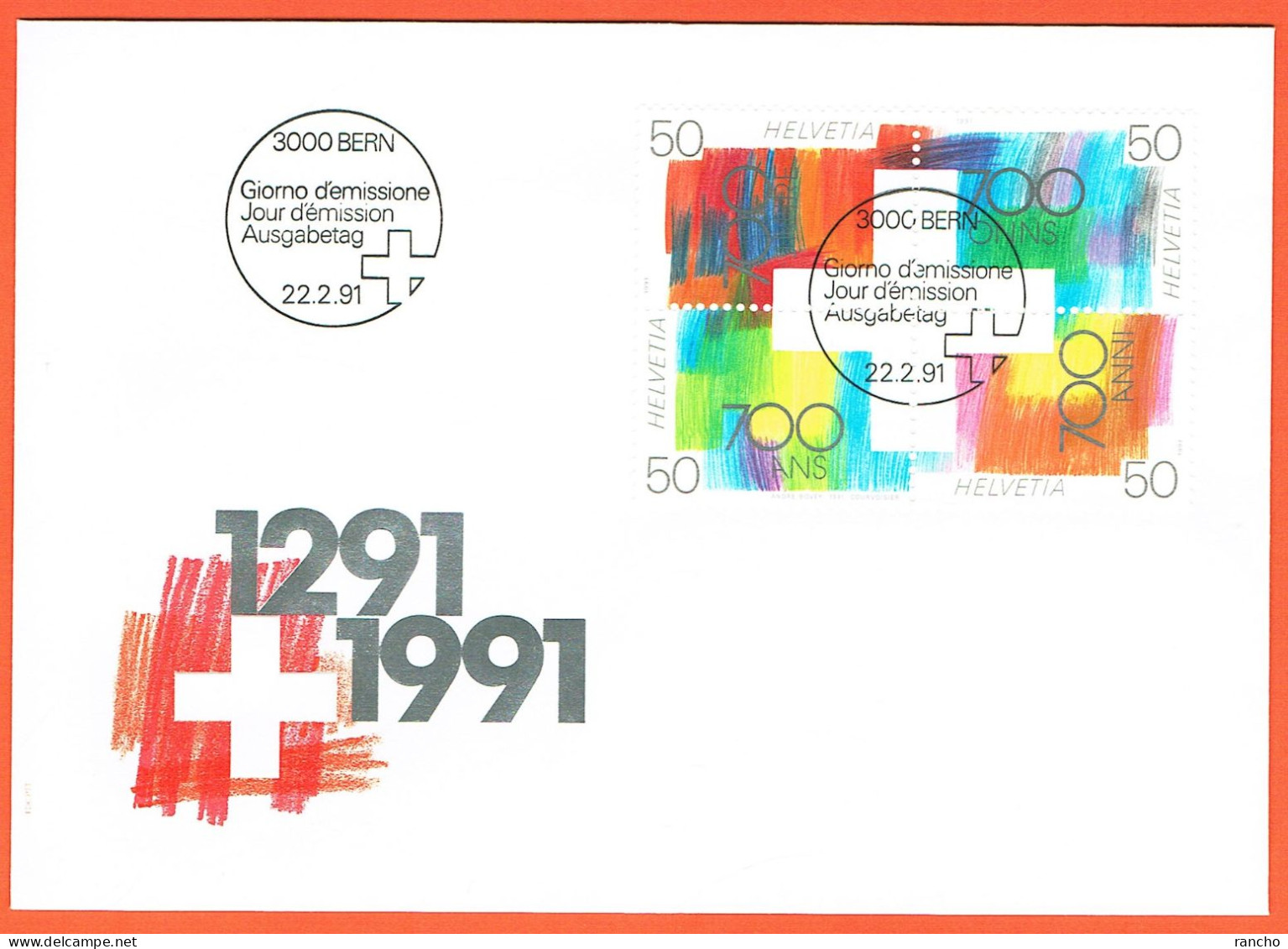 5xFDC . COLLECTION . BLOC DE 4+TIMBRES ISOLES . C/.S.B.K. Nr:807/10. Y&TELLIER Nr:1368/71. MICHEL Nr:1438/41. - FDC