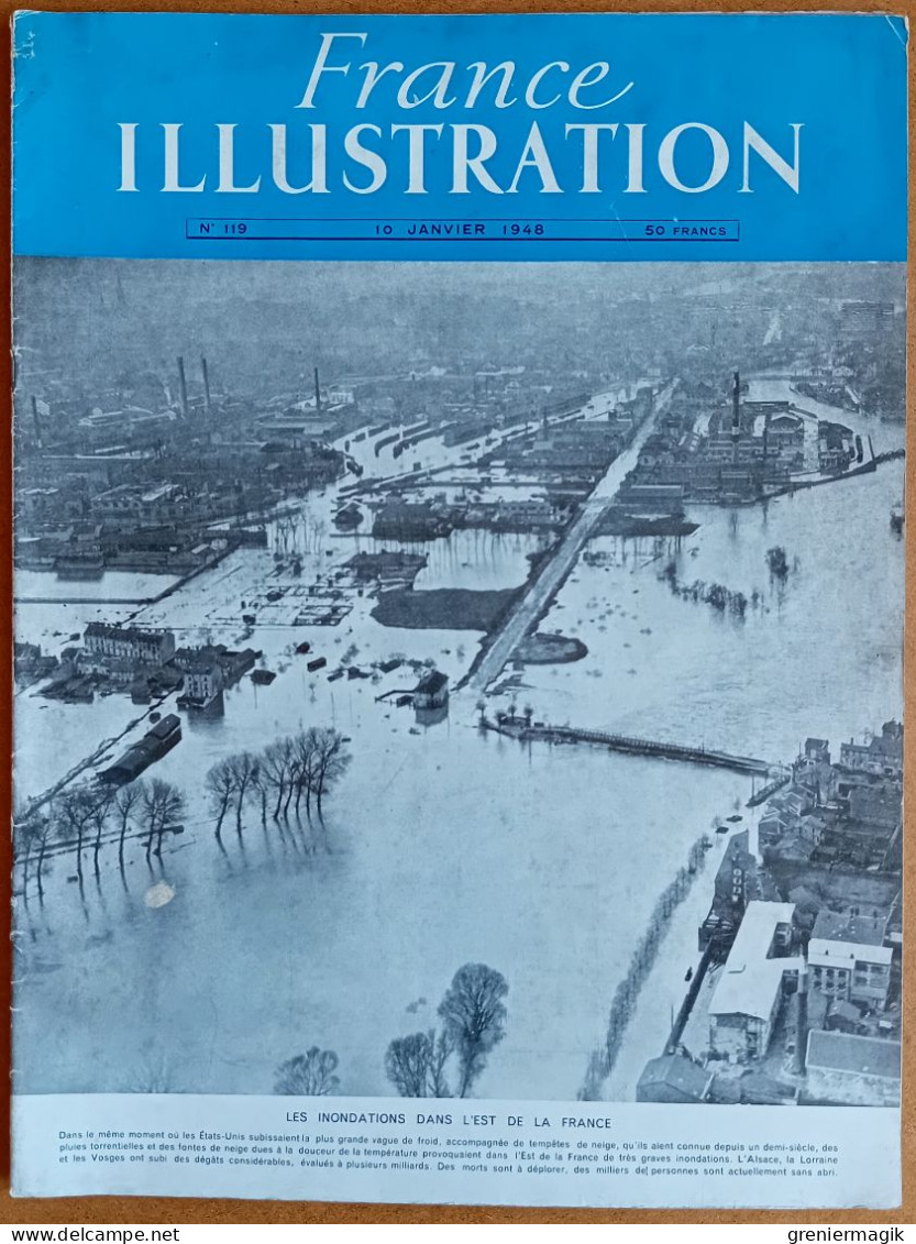 France Illustration N°119 10/01/1948 De Gaulle à Saint-Etienne/Rhénanie/Ecoles De L'air/Victor-Emmanuel III Est Mort - Algemene Informatie