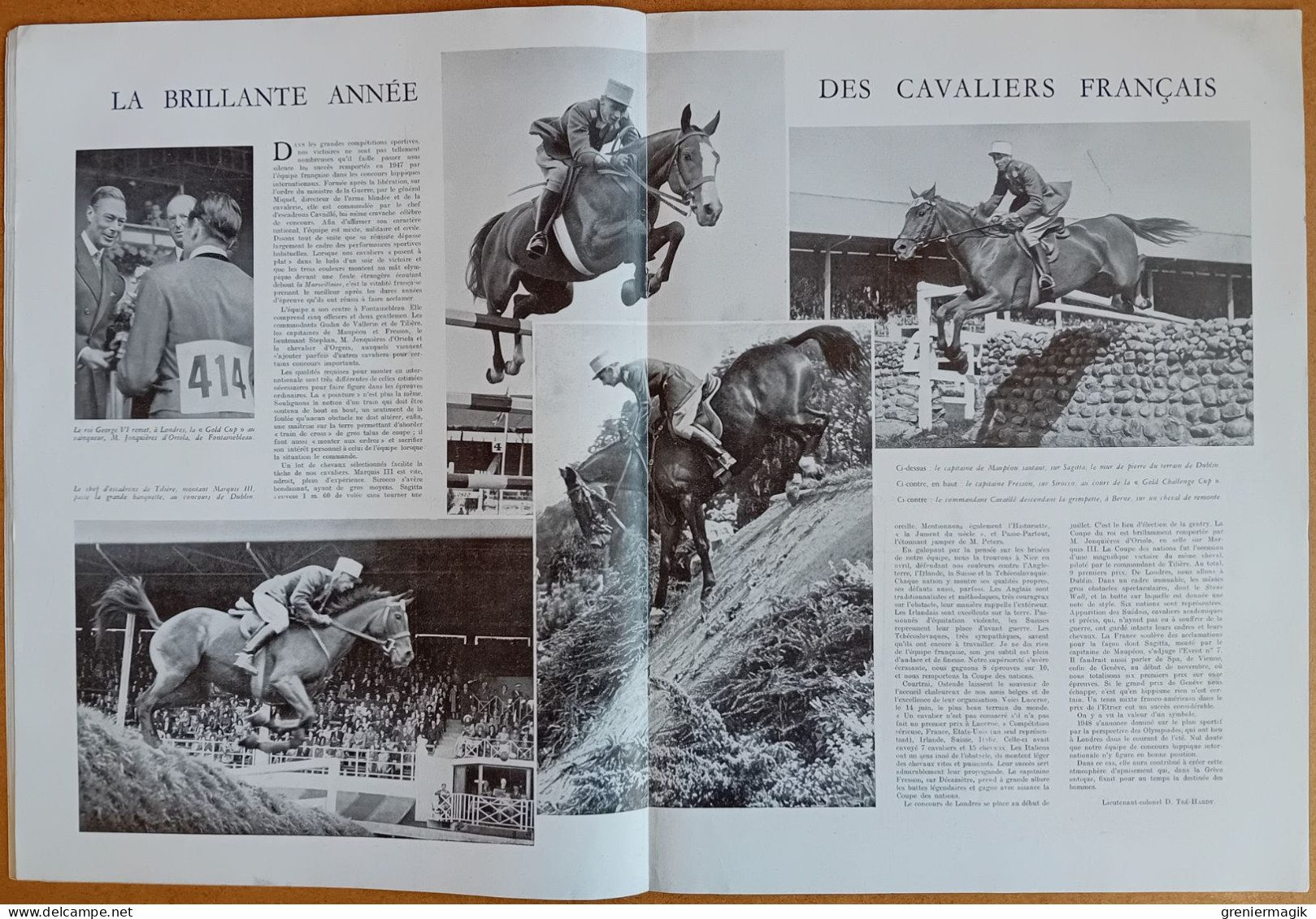 France Illustration N°119 10/01/1948 De Gaulle à Saint-Etienne/Rhénanie/Ecoles de l'air/Victor-Emmanuel III est mort