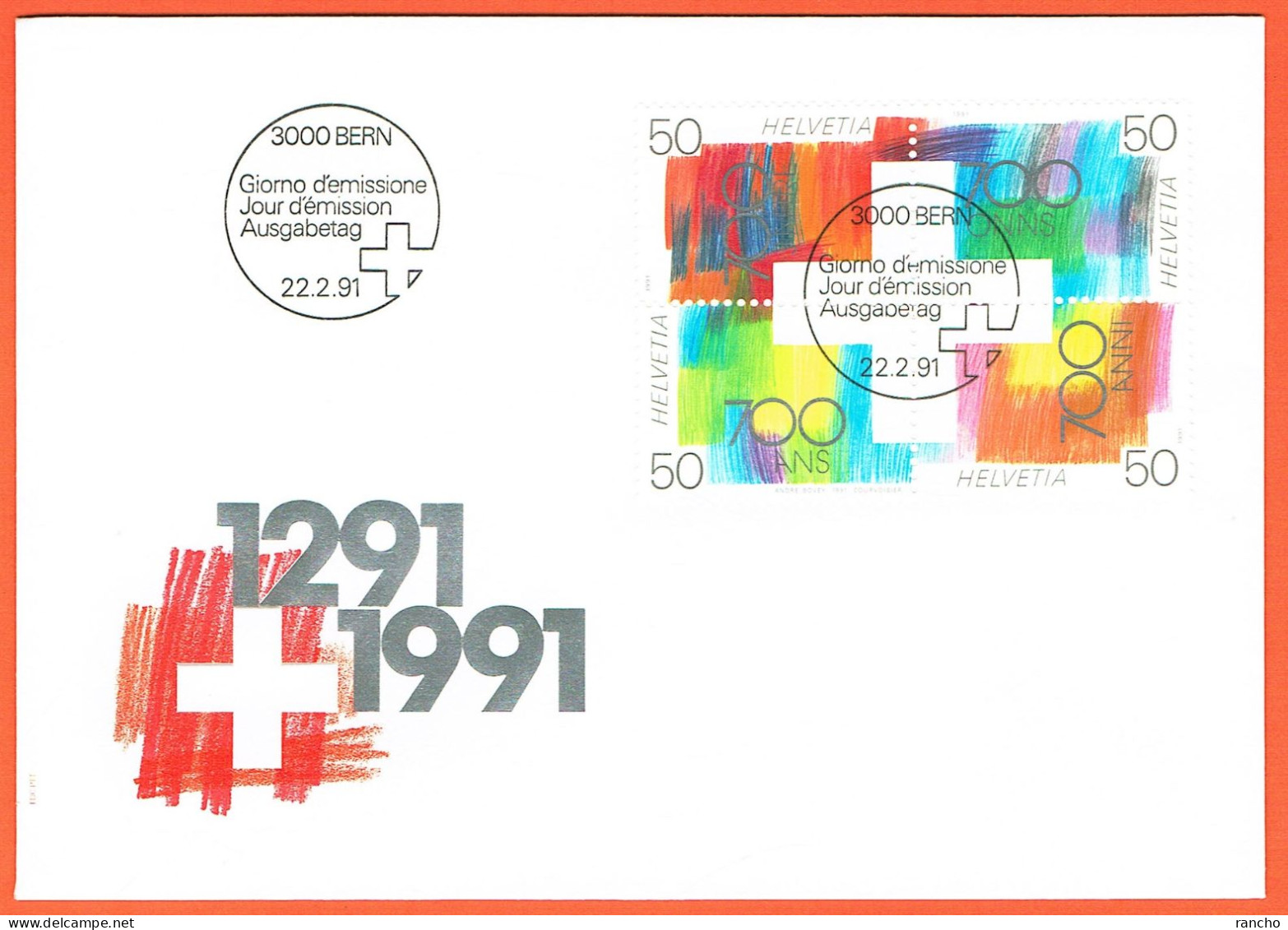 5xFDC . COLLECTION . BLOC DE 4+TIMBRES ISOLES . C/.S.B.K. Nr:807/10. Y&TELLIER Nr:1368/71. MICHEL Nr:1438/41. - FDC