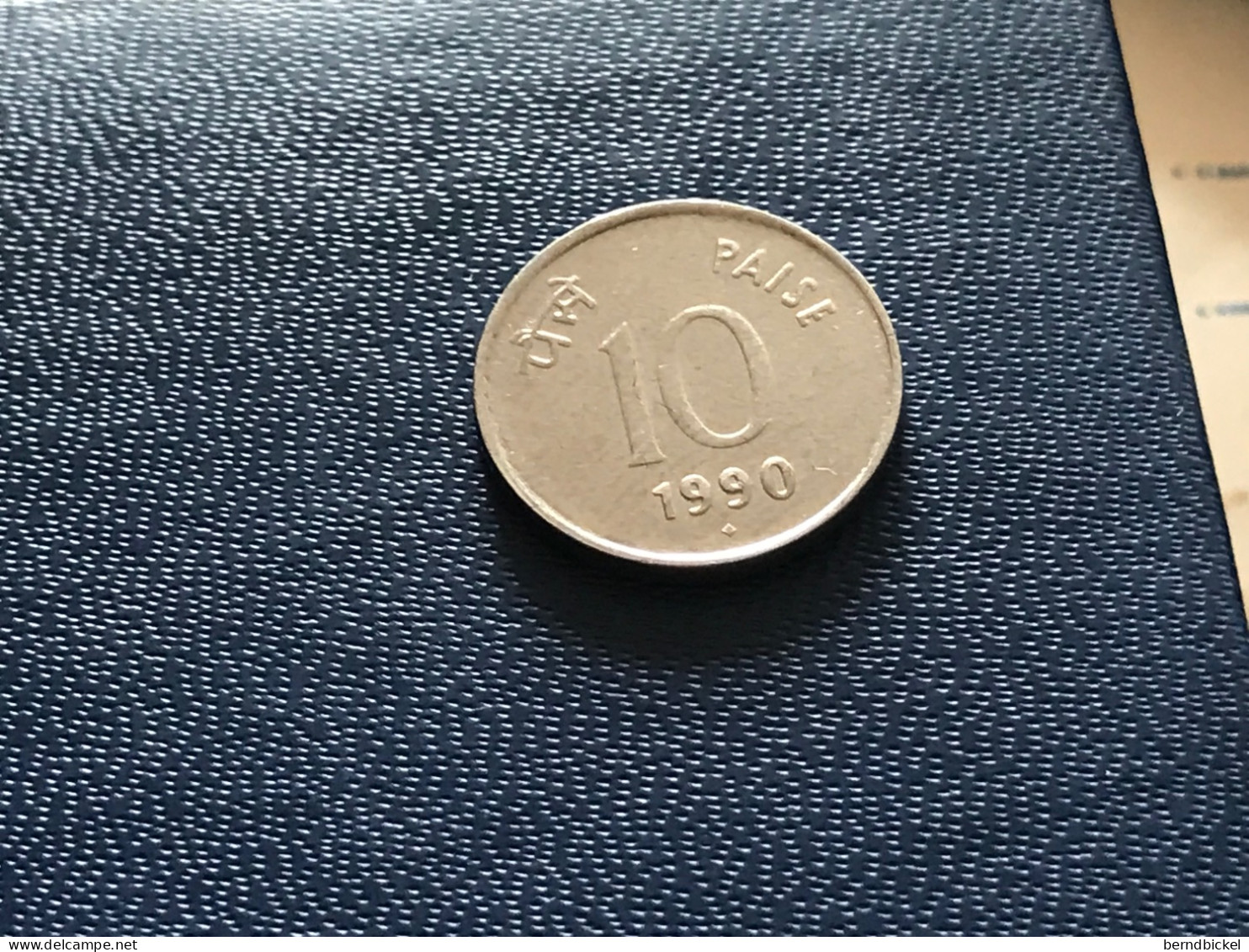 Münze Münzen Umlaufmünze Indien 10 Paise 1990 Münzzeichen Raute - Inde