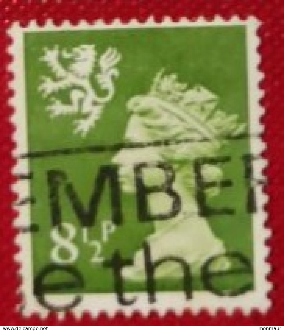 GRAN BRETAGNA 1976 MACHHIN QUEEN ELISABETH SCOTLAND 8 1/2p - Used Stamps