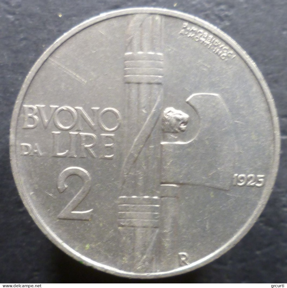 Regno D'Italia - Buono Da 2 Lire 1925 - Fascio - Gig.107 - KM# 63 - 1900-1946 : Victor Emmanuel III & Umberto II