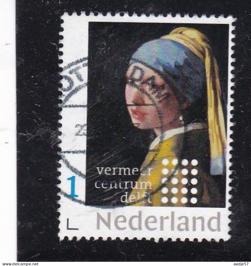 Nederland Pays Bas 2023,  Girl With A Pearl Earring VERMEER Uitgave Vermeercentrum Delft Used - Personalisierte Briefmarken
