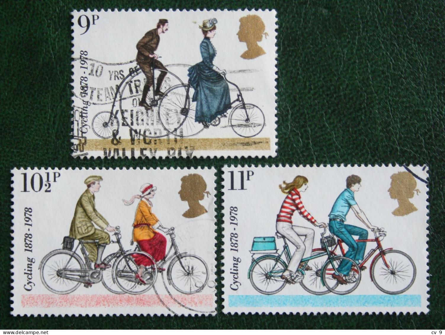 Cyclists Club Velo Bike (Mi 773-775) 1978 Used Gebruikt Oblitere ENGLAND GRANDE-BRETAGNE GB GREAT BRITAIN - Used Stamps