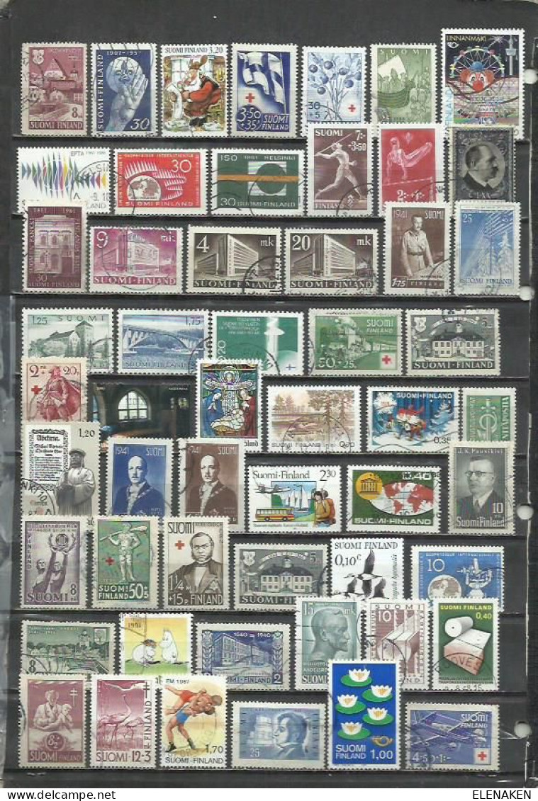 G416G-LOTE SELLOS FINLANDIA,SIN TASAR,BUENOS VALORES,BUENA CALIDAD. STAMPS LOT FINLAND, Untaxed, Good Val - Collezioni