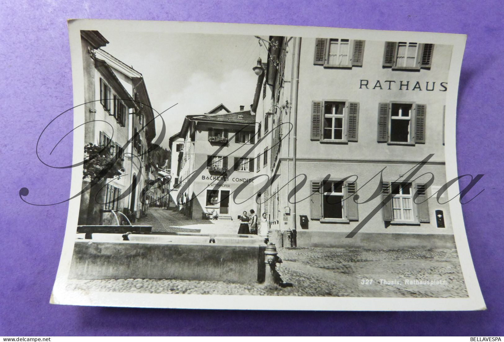 Thusis Rathausplatz /Backerei Inh. A.Attenhofer - Thusis