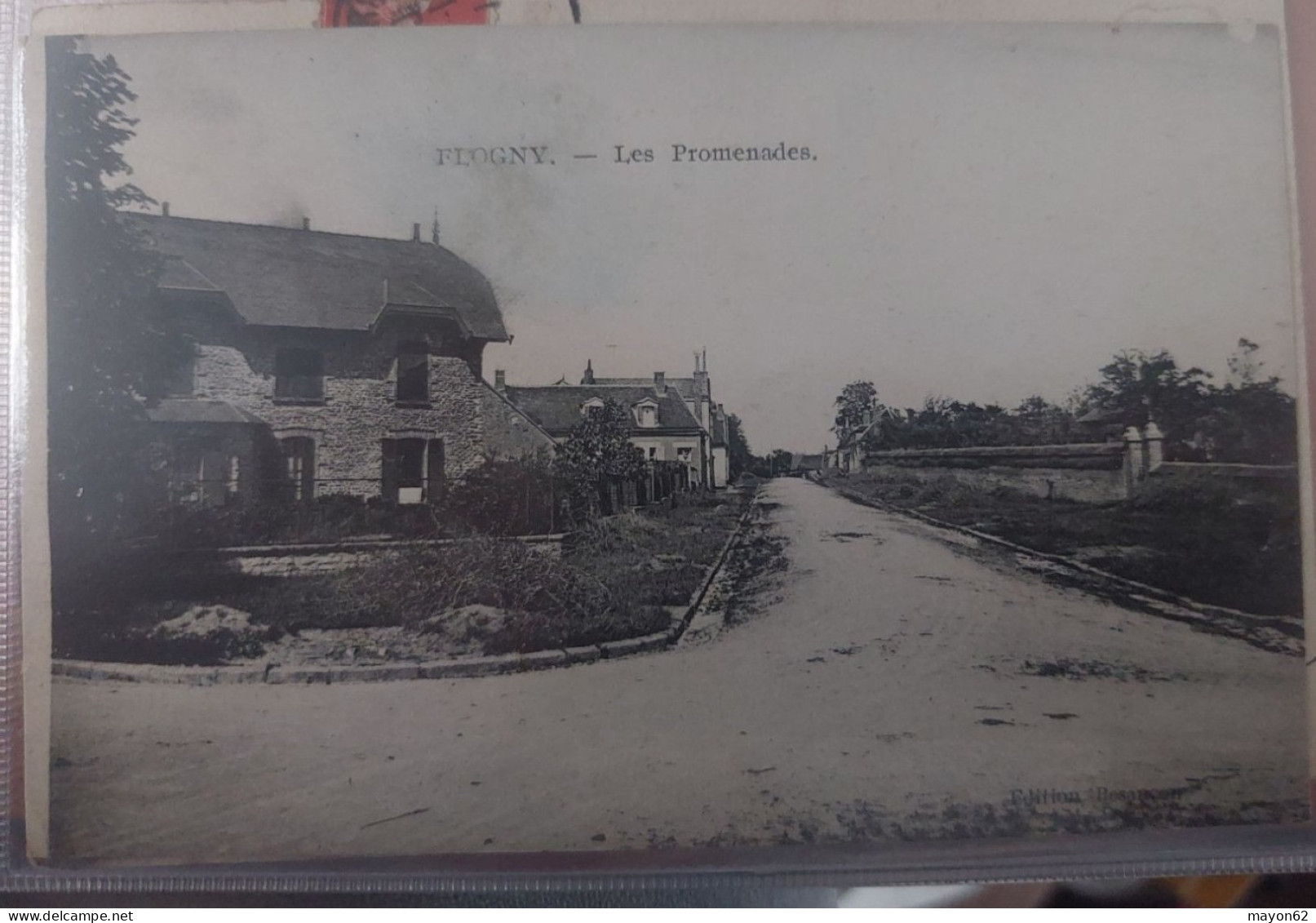 FLOGNY 89 - RARE - LES PROMENADES - EDITION BESANÇON - NON CIRCULEE 2 - Flogny La Chapelle