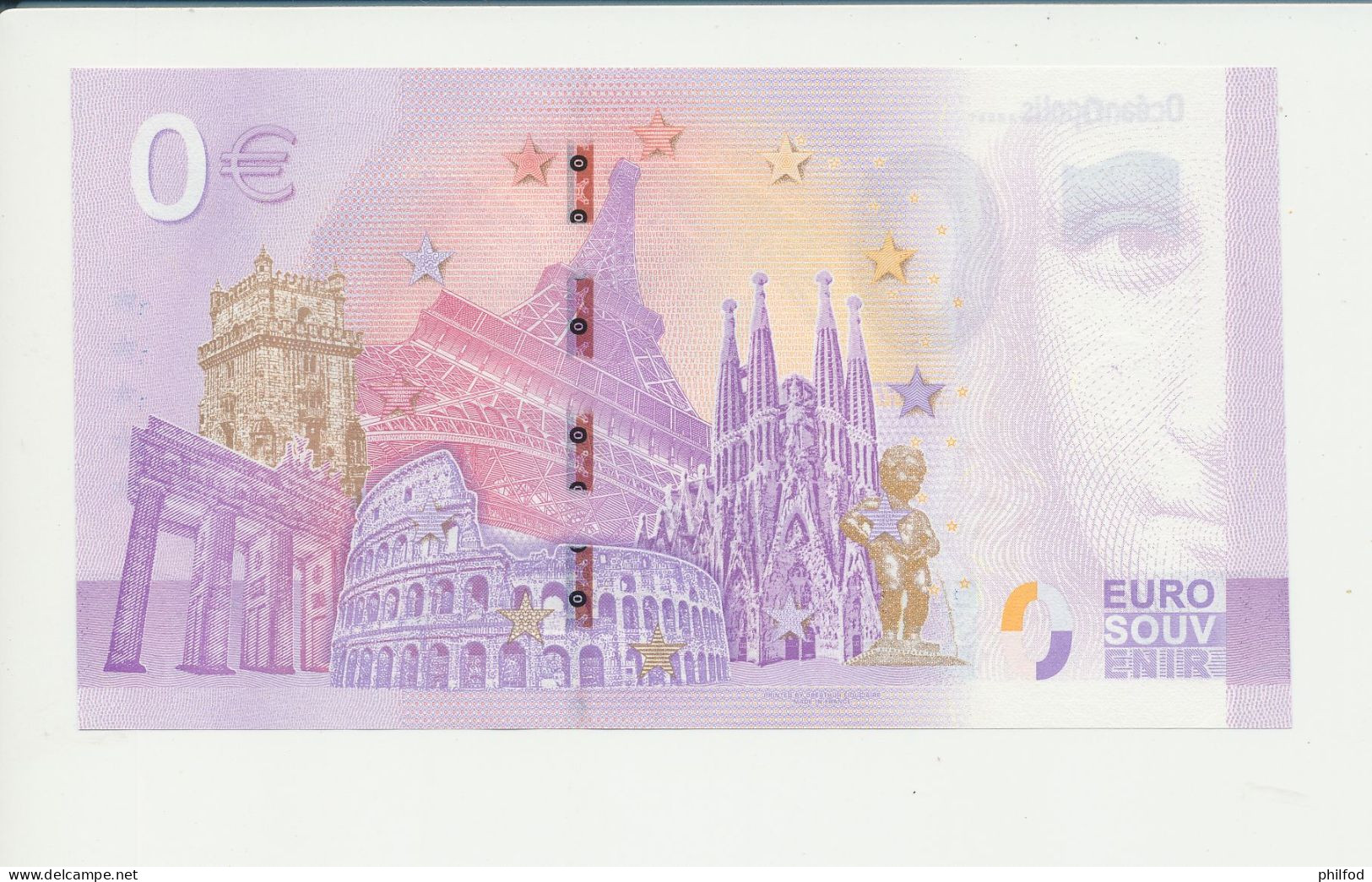 Billet Touristique  0 Euro  - OcéanOpolis BREST - UEJX - 2022-2 -  N° 1140 - Altri & Non Classificati