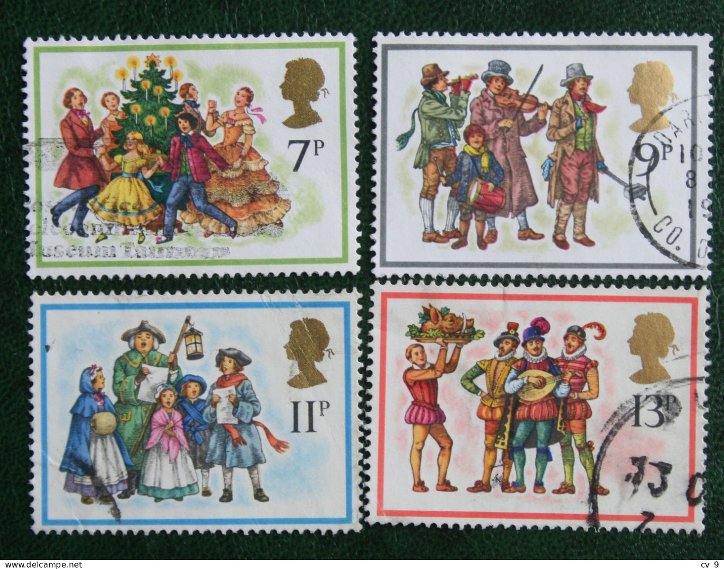 Natale Weihnachten Xmas Noel Kerst (Mi 777-780) 1978 Used Gebruikt Oblitere ENGLAND GRANDE-BRETAGNE GB GREAT BRITAIN - Used Stamps