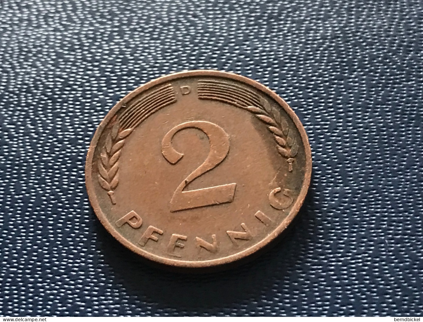 Münze Münzen Umlaufmünze Deutschland 2 Pfennig 1970 Münzzeichen D - 2 Pfennig