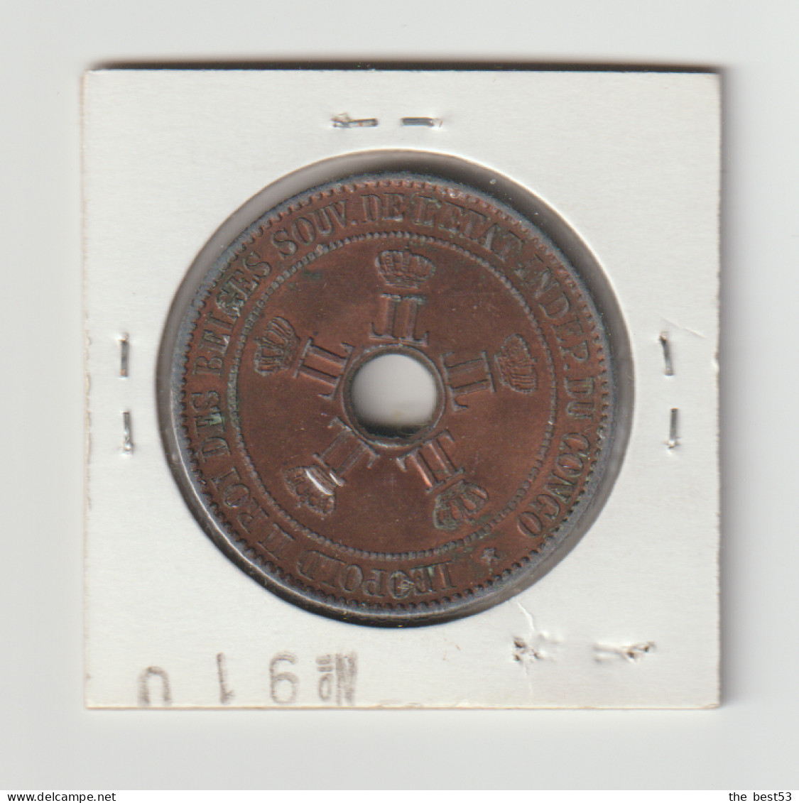 Congo Belge -  10 Centimes  -  1894  -  TTB+ - 1934-1945: Leopoldo III