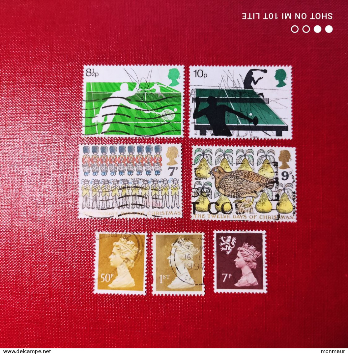GRAN BRETAGNA 1977 CHRISTMAS - Used Stamps