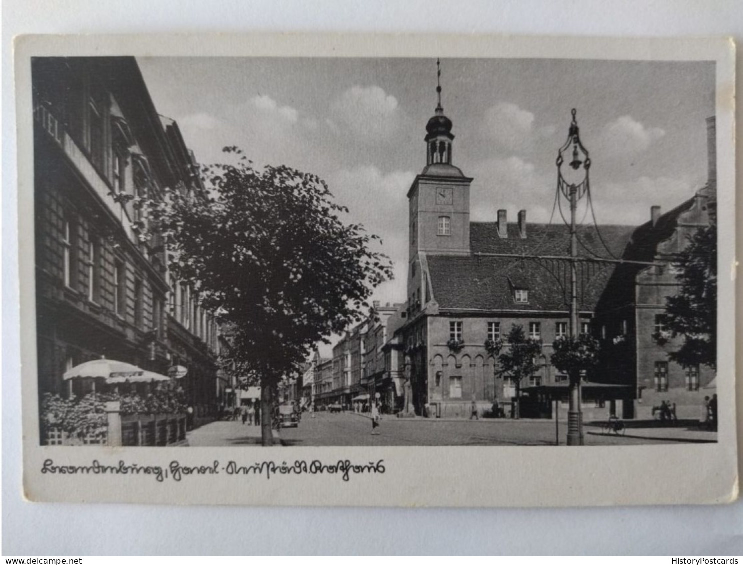 Brandenburg/Havel, Neustädtisches Rathaus, Strassenszene, Geschäfte, 1941 - Brandenburg