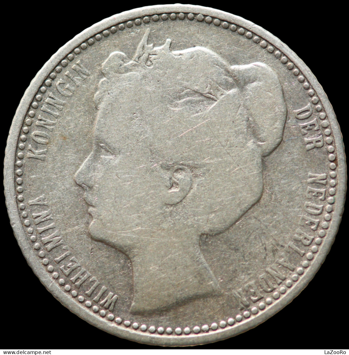 LaZooRo: Netherlands 25 Cents 1906 VF - Silver - 25 Cent