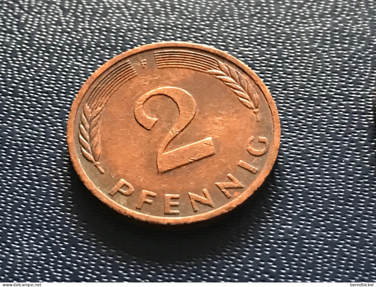 Münze Münzen Umlaufmünze Deutschland 2 Pfennig 1978 Münzzeichen F - 2 Pfennig