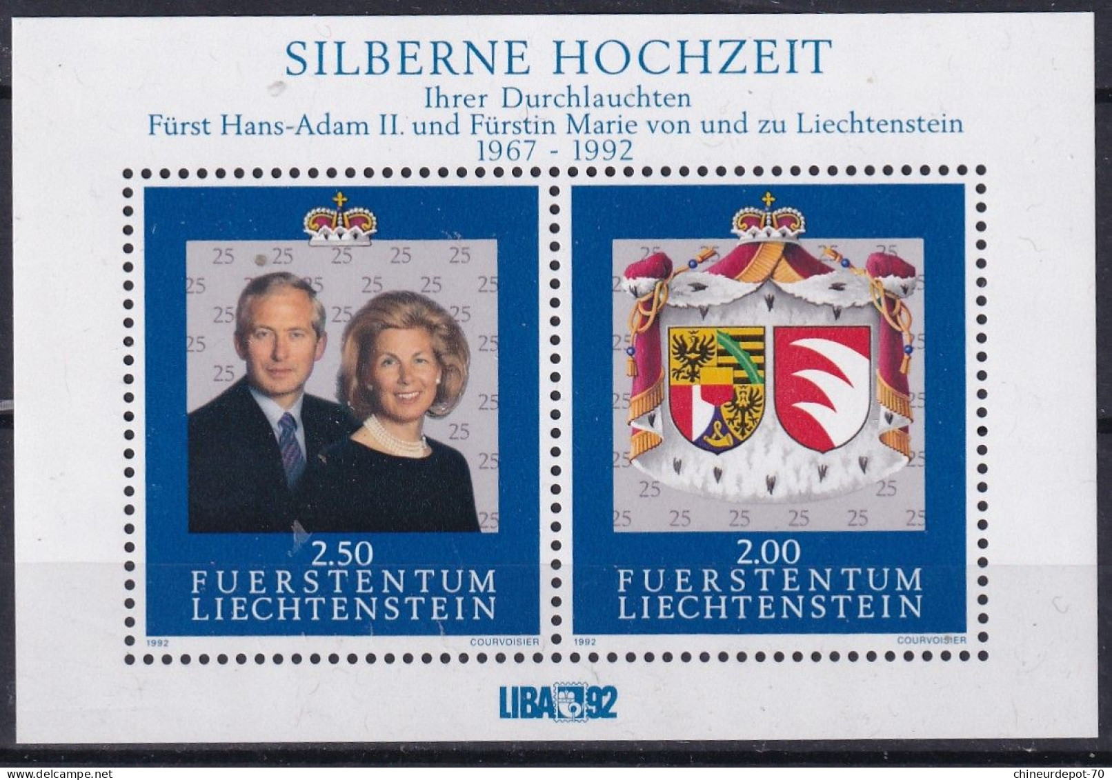 collection Liechtenstein neufs sans charnieres ** voir 31 photos **