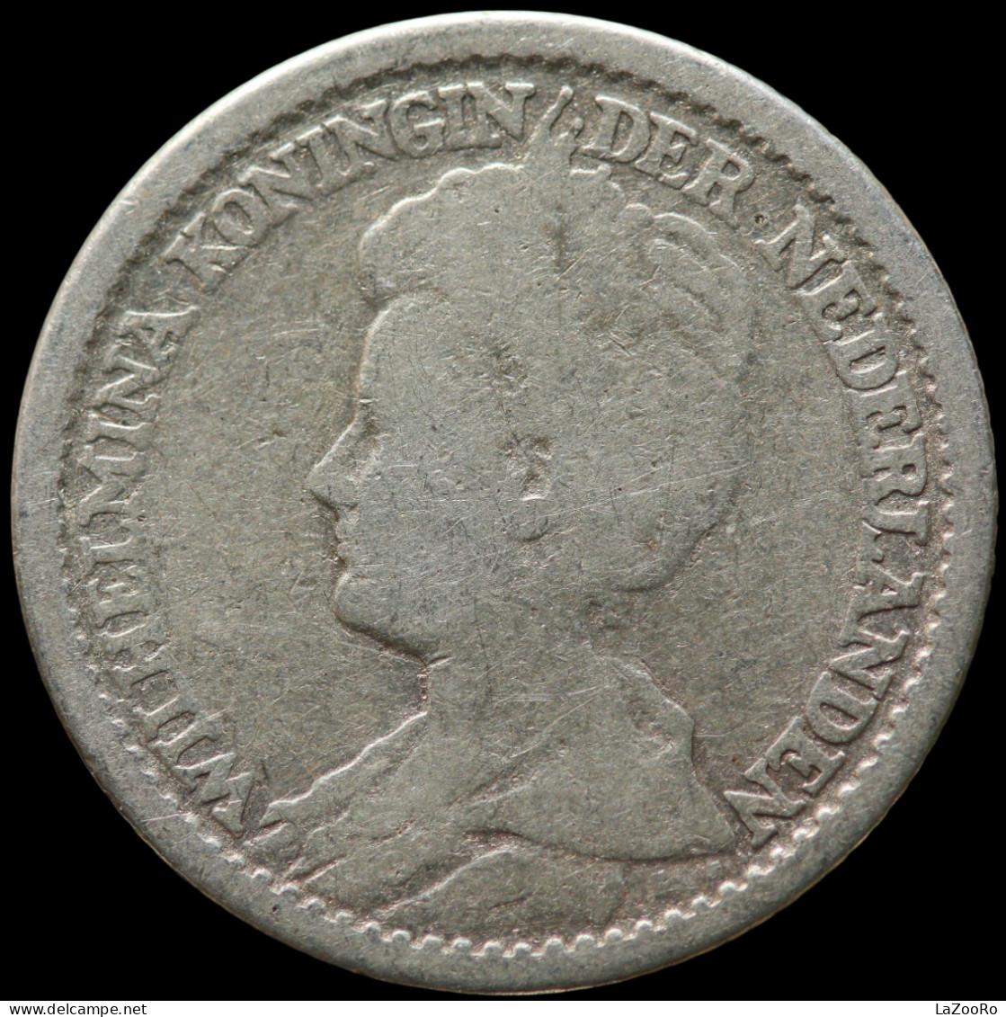 LaZooRo: Netherlands 25 Cents 1915 VF / XF - Silver - 25 Centavos