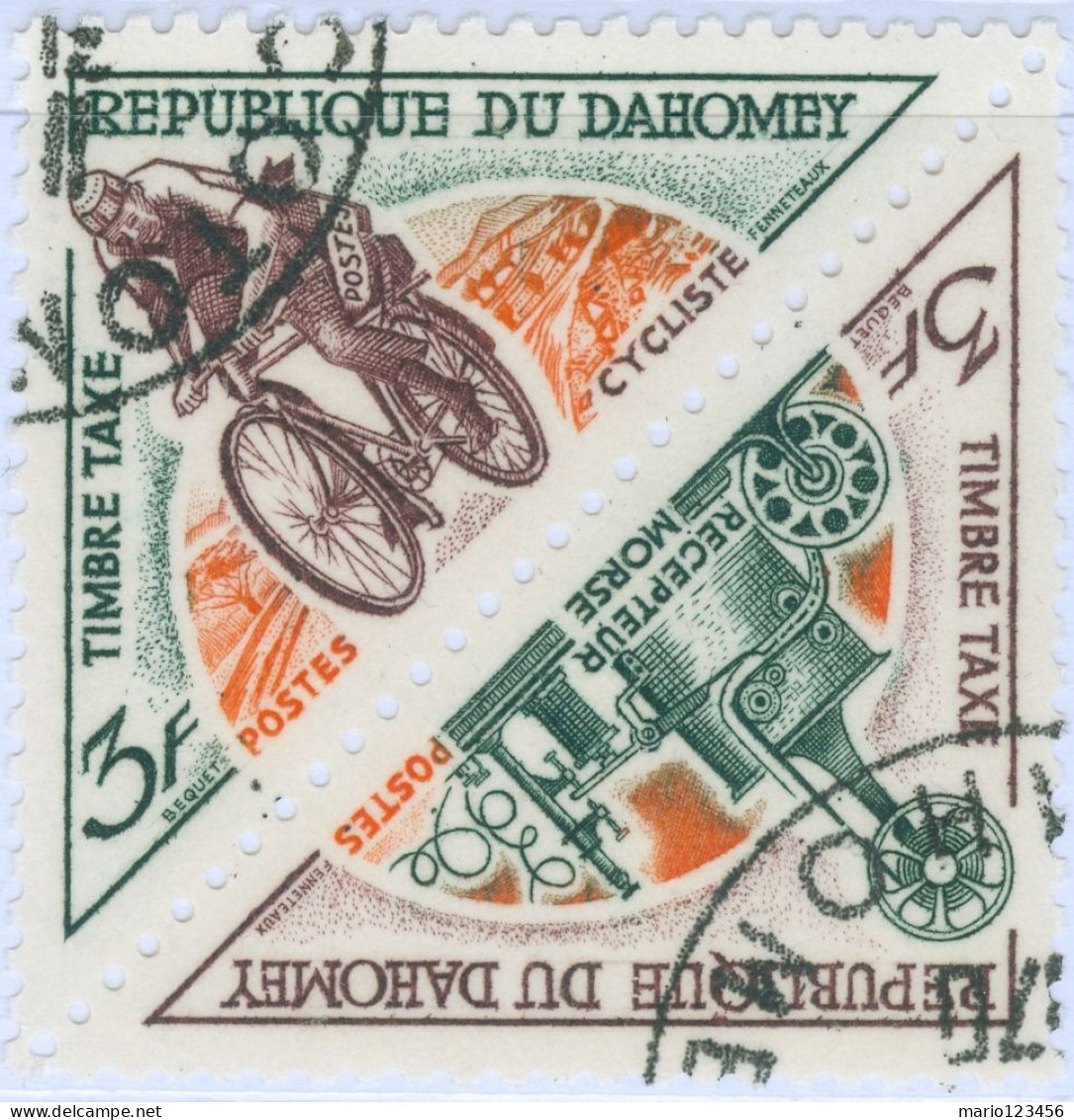 DAHOMEY, COMUNICAZIONI, SEGNATASSE, POSTAGE DUE, 1967, FRANCOBOLLI USATI Scott:DY J37a - Gebruikt