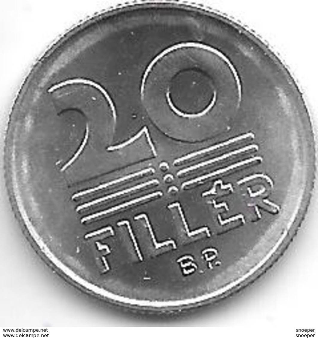 *hungary 20 Filler 1978  Km 573  Bu/ms65 - Hongrie