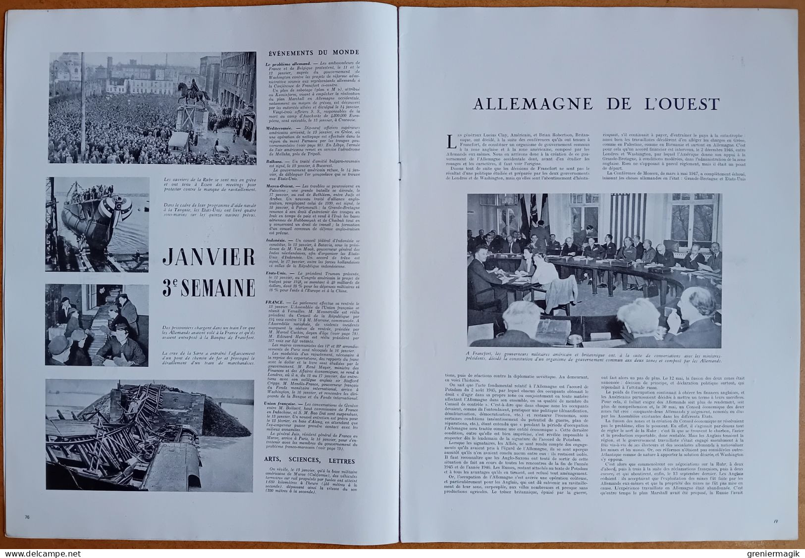 France Illustration N°121 24/01/1948 Birmanie/Que Vaut L'armée Viet-minh/Marseille Antique/Etablissements De L'Inde - Testi Generali